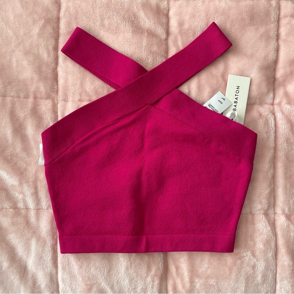 Brand new Aritzia sculpt knit cross top - Picture 4 of 4